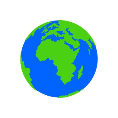 dünya haritası simgesi, vektör resimleme arkaplanı