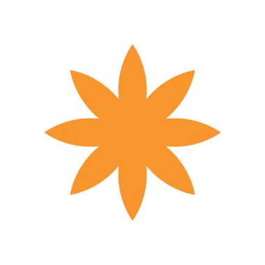 yıldız simgesinin renk vektör illüstrasyonu