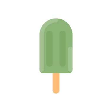popsicle ice cream simple icon, vector illustration