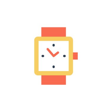 wristwatch icon simple vector illustration