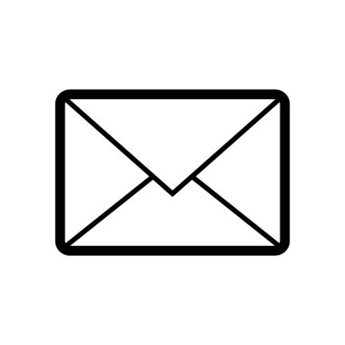 zarf e- posta simgesi vektör illüstrasyon grafik tasarımı