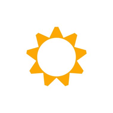 yıldız simgesinin renk vektör illüstrasyonu