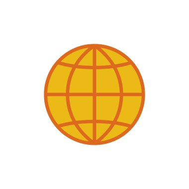 dünya simgesi, vektör illüstrasyon arkaplanı