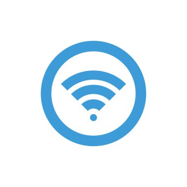 wifi simgesi vektör resimleme arkaplanı