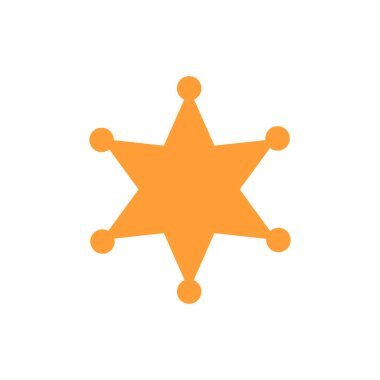 yıldız simgesinin renk vektör illüstrasyonu