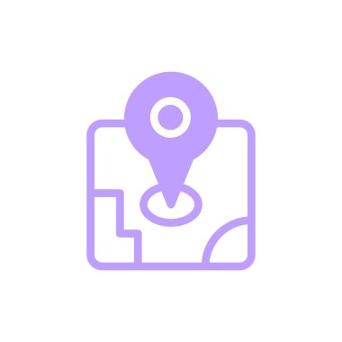 gps navigasyon pin vektör çizimi