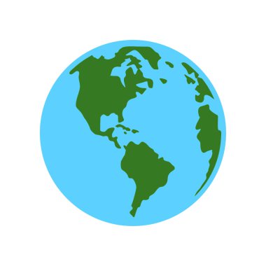 dünya haritası simgesi, vektör resimleme arkaplanı