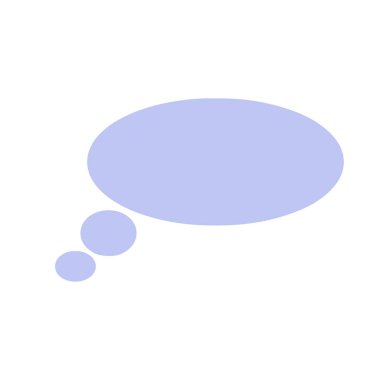 Biçimlendirilmiş konuşma balonu simgesi, vektör illüstrasyonu