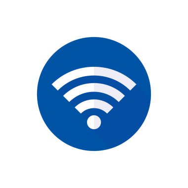 wifi simgesi vektör resimleme arkaplanı