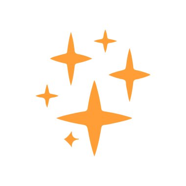 yıldız simgesinin renk vektör illüstrasyonu