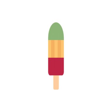 popsicle ice cream simple icon, vector illustration