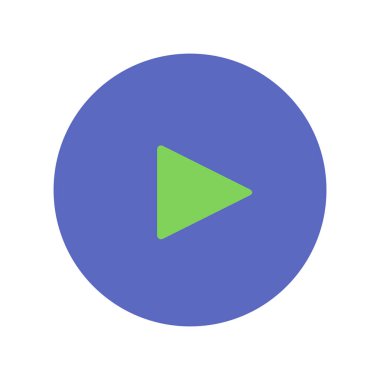 Oynatma düğmesi vektör çizimi