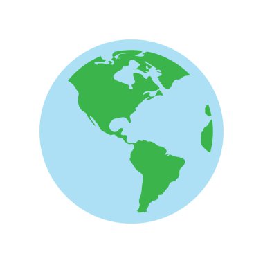 dünya haritası simgesi, vektör resimleme arkaplanı