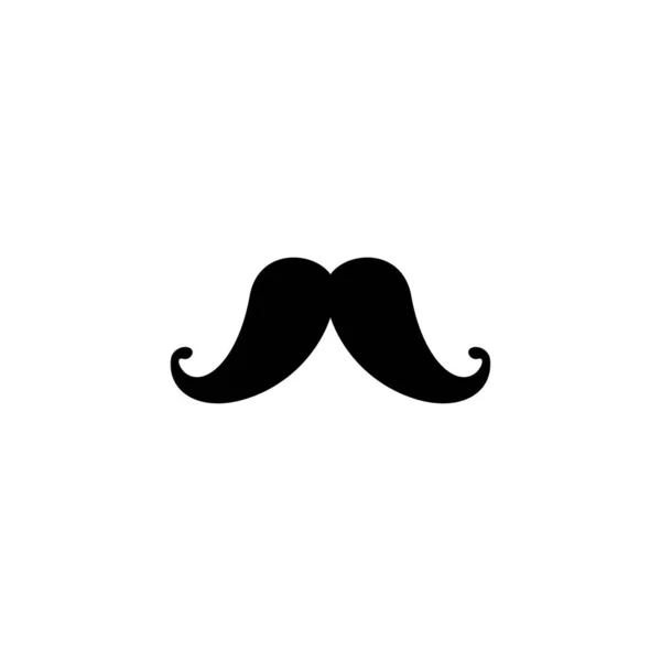 Mustache Icon Vector Illustration — Stock Vector