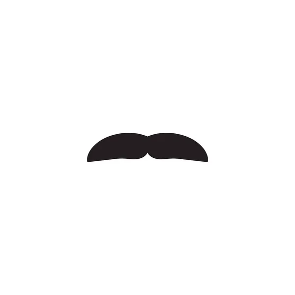 Mustache Icon Vector Flat Style Illustration — Stock vektor