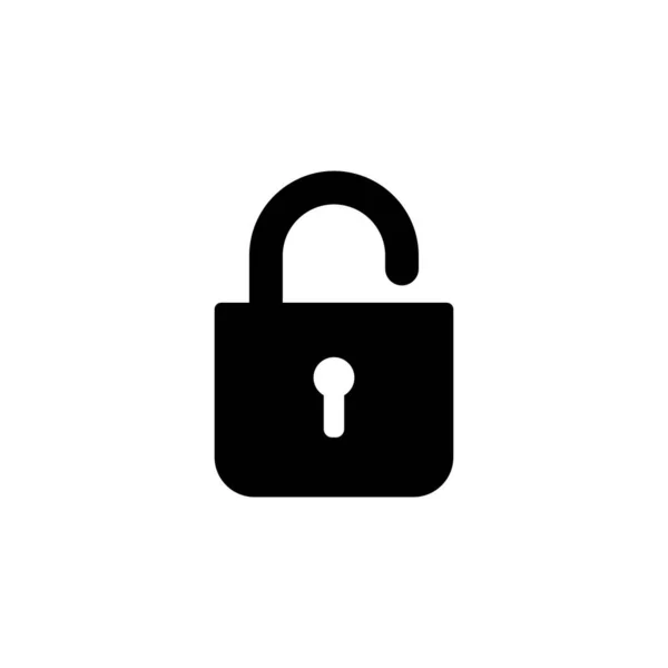 Lock Web Icon Simple Design Vector Illustration —  Vetores de Stock