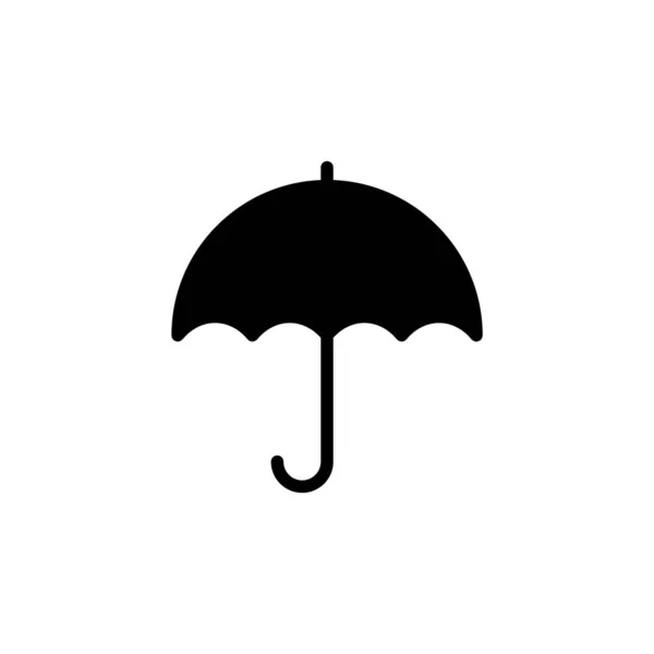 Umbrella Logo Icon Vector Illustration — Stok Vektör