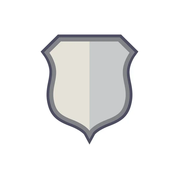 Shield Web Icon Vector Illustration — Vetor de Stock