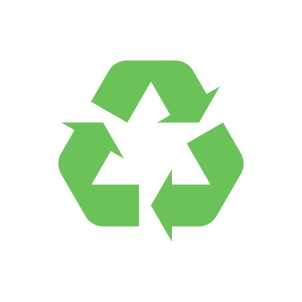 Recycle Trash Symbol Icon Vector Illustration — Wektor stockowy