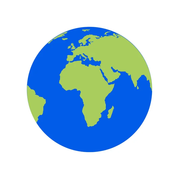 World Map Icon Vector Illustration Background — 스톡 벡터