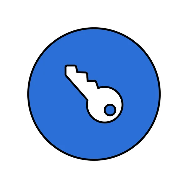 Key Icon Illustration Vector Sign Symbol — стоковый вектор