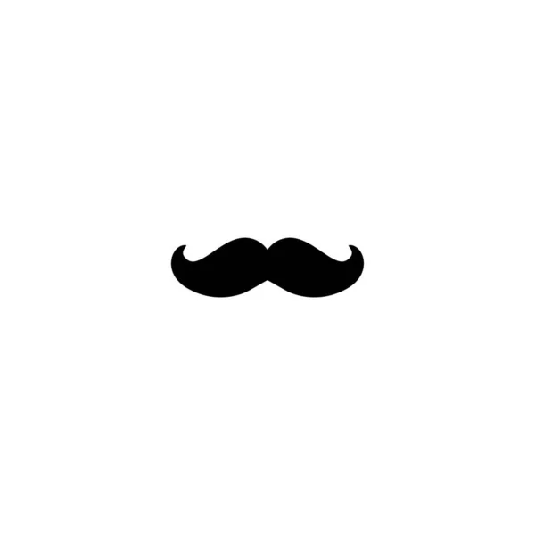 Mustache Icon Vector Illustration — Stock Vector