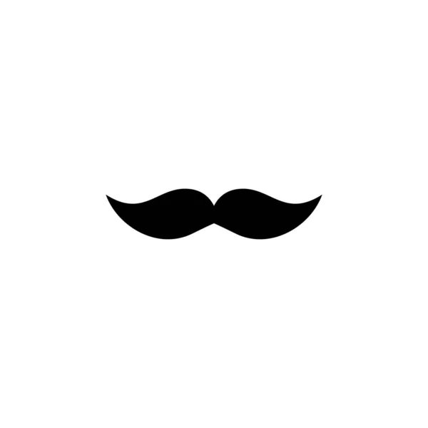 Mustache Icon Vector Isolated White Background Your Web Mobile App — Wektor stockowy