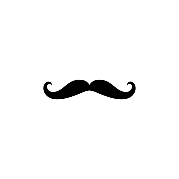 Mustache Pictogram Vector Illustratie — Stockvector