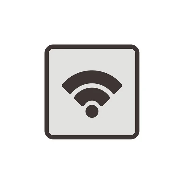 Wifi Icon Vector Illustration Background — стоковый вектор