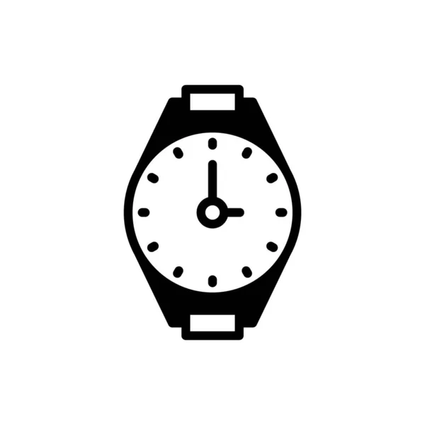 Icono Del Reloj Pulsera Ilustración Vector Simple — Archivo Imágenes Vectoriales