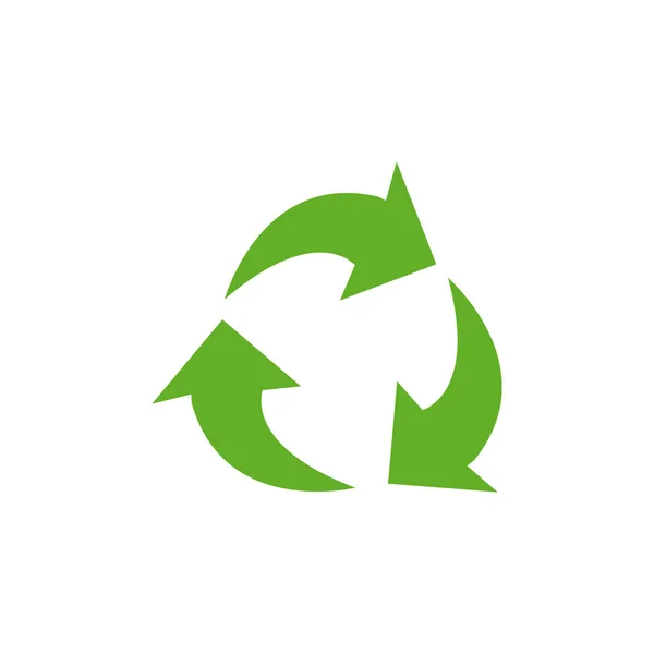 Reciclar Icono Símbolo Basura Vector Ilustración — Vector de stock