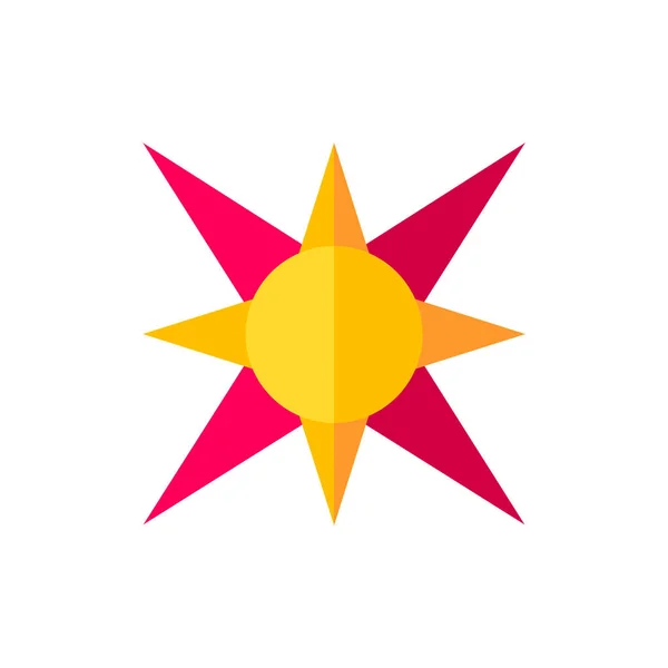 Sol Icono Simple Ilustración Vectorial — Vector de stock