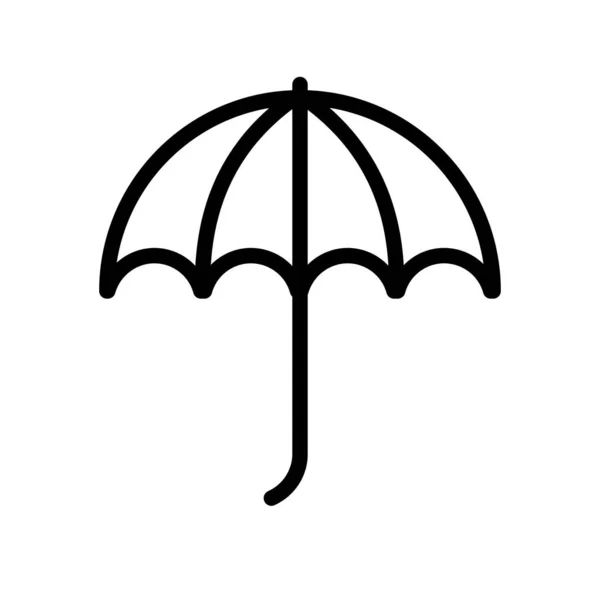 Umbrella Logo Icon Vector Illustration — стоковый вектор