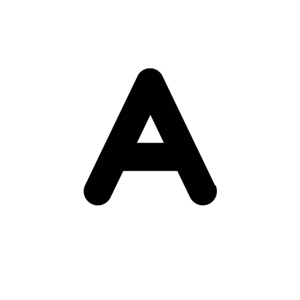 Letra Símbolo Icono Vector Ilustración — Vector de stock