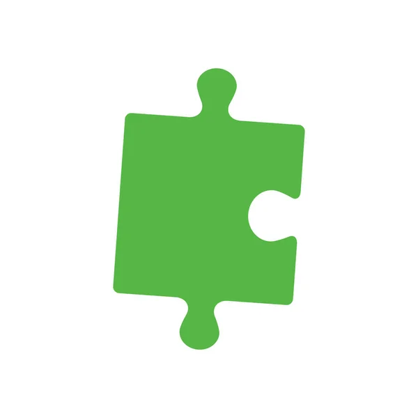 Ikona Puzzle Vektorové Ilustrace Kopírování Prostoru Pozadí — Stockový vektor