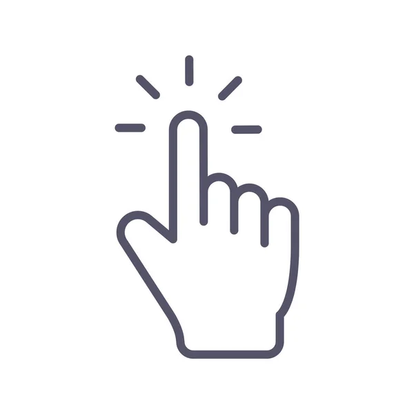 bilgisayar UI işaretleyici simgesi, vektör illüstrasyonu