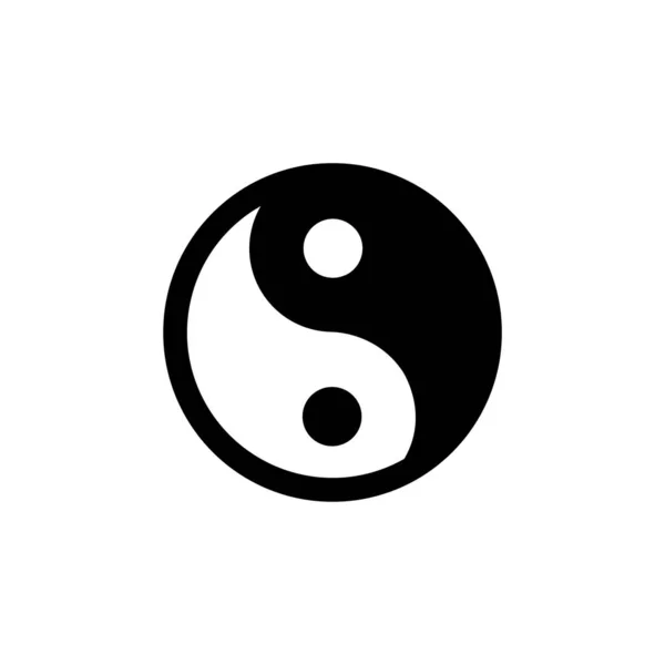 Yin Yang Amulet Talisman Vector Illustration — 스톡 벡터