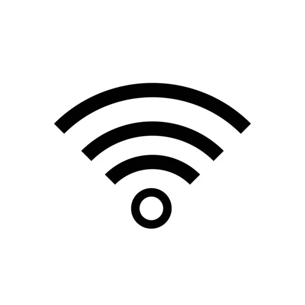 Wifi Simgesi Vektör Resimleme Arkaplanı — Stok Vektör