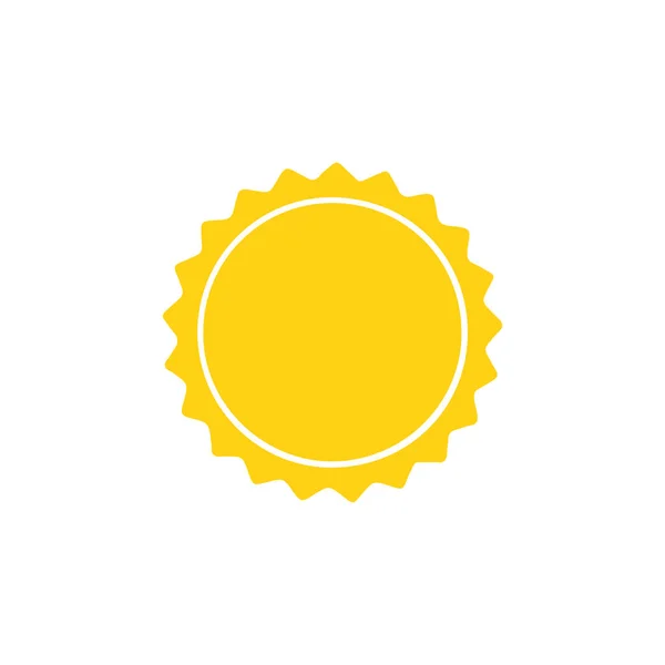 Векторная Иллюстрация Солнечной Плоской Иконы — стоковый вектор