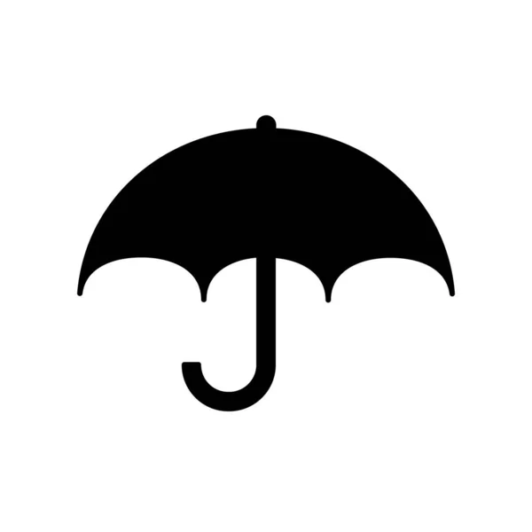 Umbrella Logo Icon Vector Illustration — Vetor de Stock