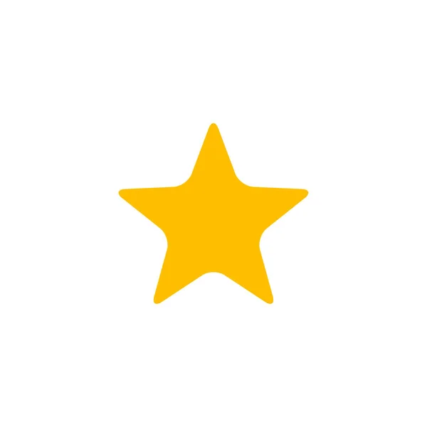 Color Vector Illustration Star Icon — Wektor stockowy