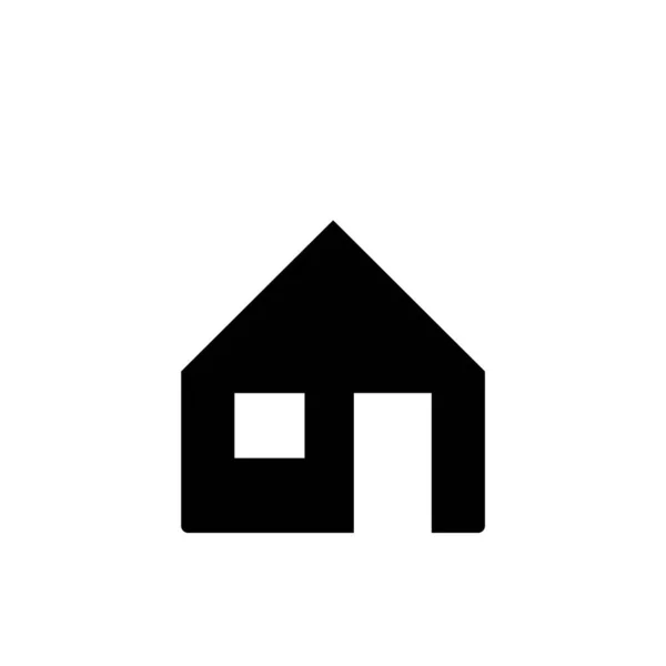 Real Estate Concept House Icon Vector Illustration — Vettoriale Stock