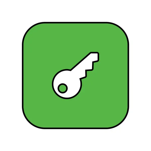 Key Icon Illustration Vector Sign Symbol — Vettoriale Stock