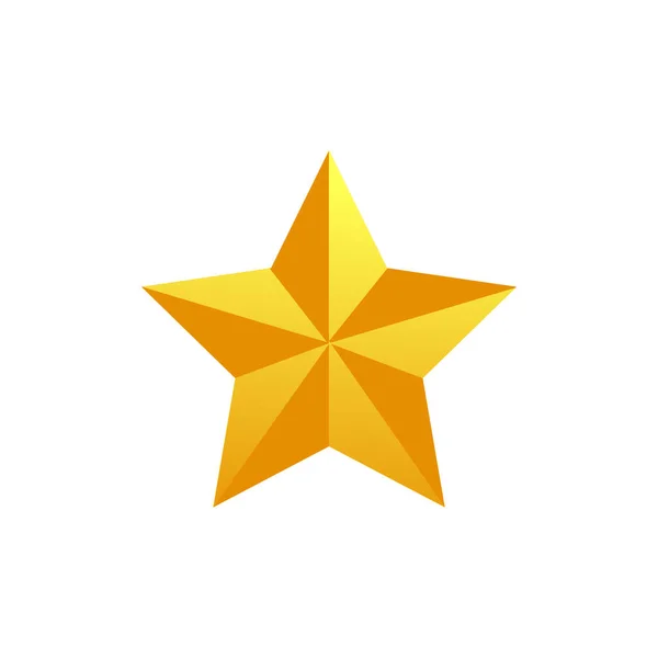 Color Vector Illustration Star Icon —  Vetores de Stock