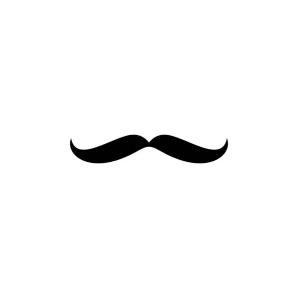 Icône Moustache Style Design Plat Eps — Image vectorielle