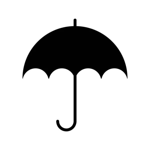 Umbrella Logo Icon Vector Illustration —  Vetores de Stock