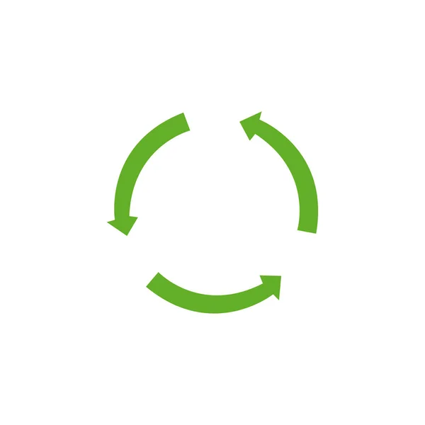 Symbolsymbol Für Müll Recyceln Vektorillustration — Stockvektor