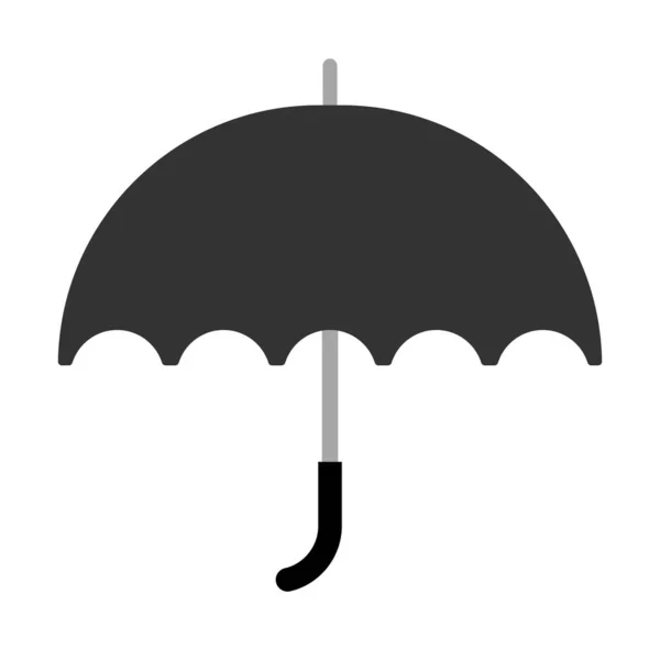 Umbrella Logo Icon Vector Illustration — Vetor de Stock