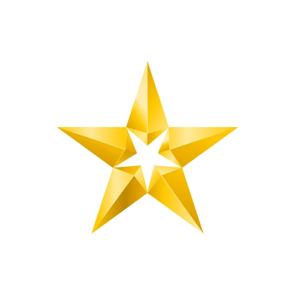 Color Vector Illustration Star Icon — Vetor de Stock