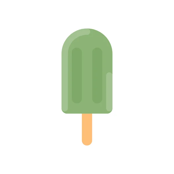 Popsicle Ice Cream Simple Icon Vector Illustration — Vector de stock